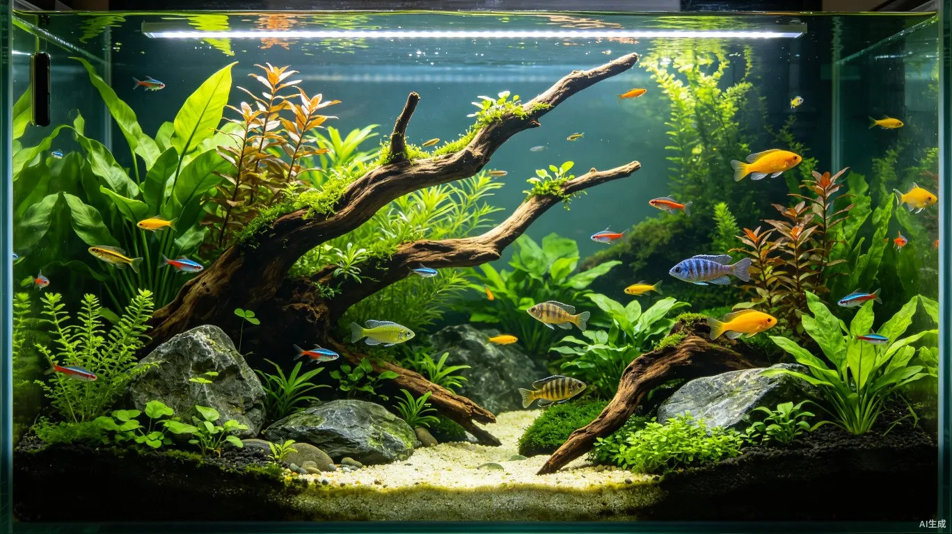 鱼缸造景