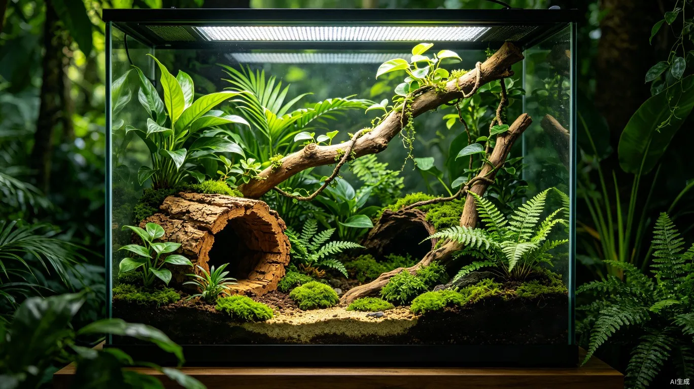 爬宠箱造景